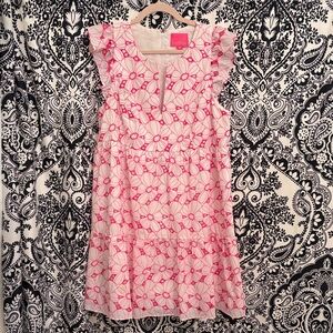 Lilly Pulitzer Pink Floral Dress